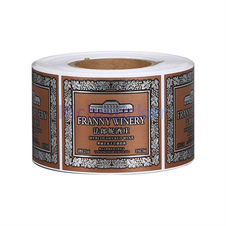 Soft Aluminium Foil Wine Bottle Labels